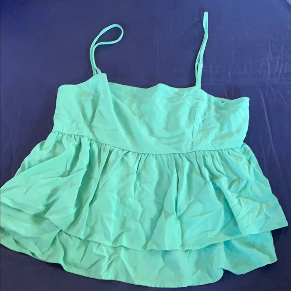 green crop top~forever 21